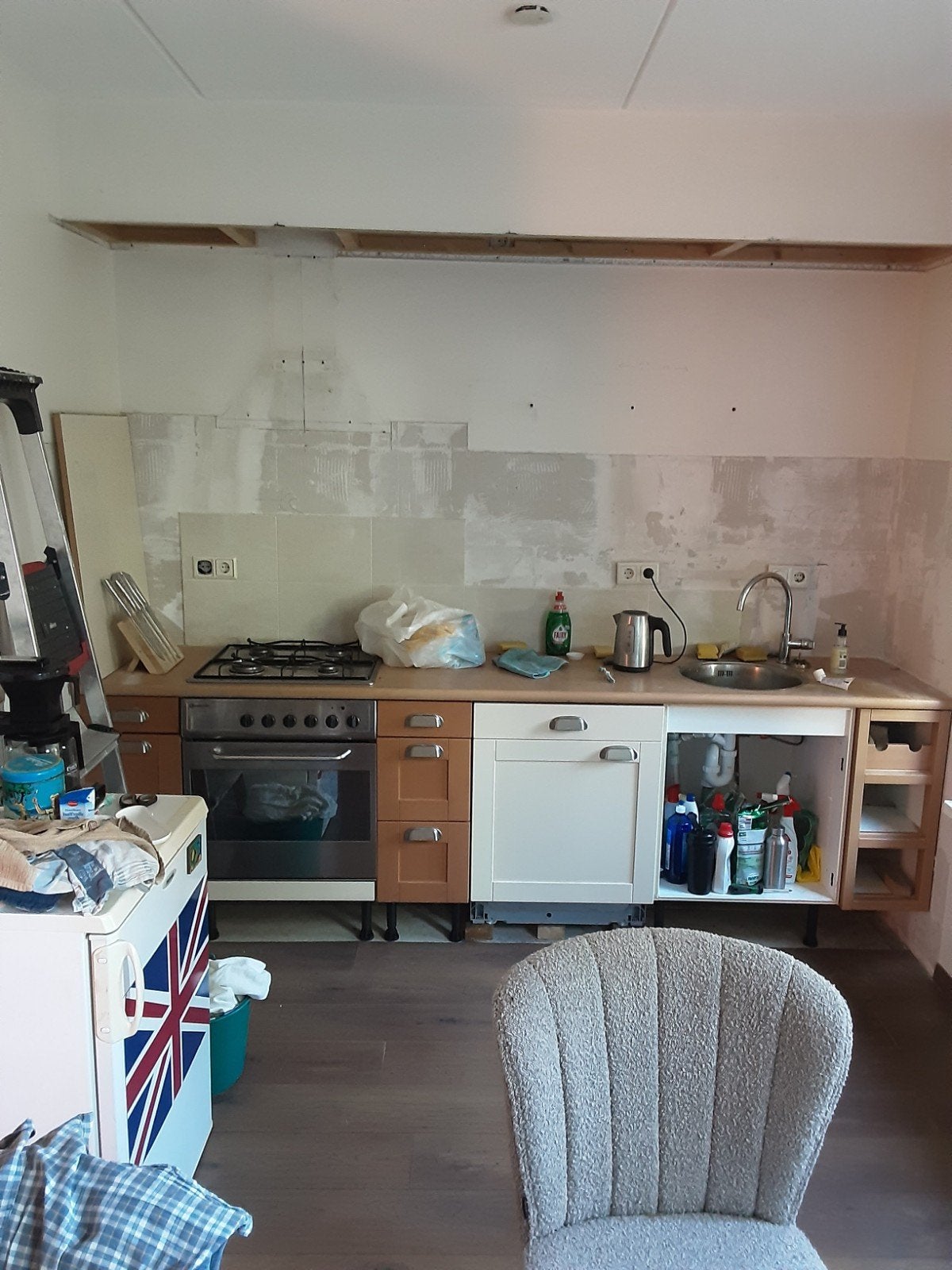 Siematic keuken. zonder vaatwasser en kraan., Ophalen of Verzenden, Gebruikt, Crème, Overige typen