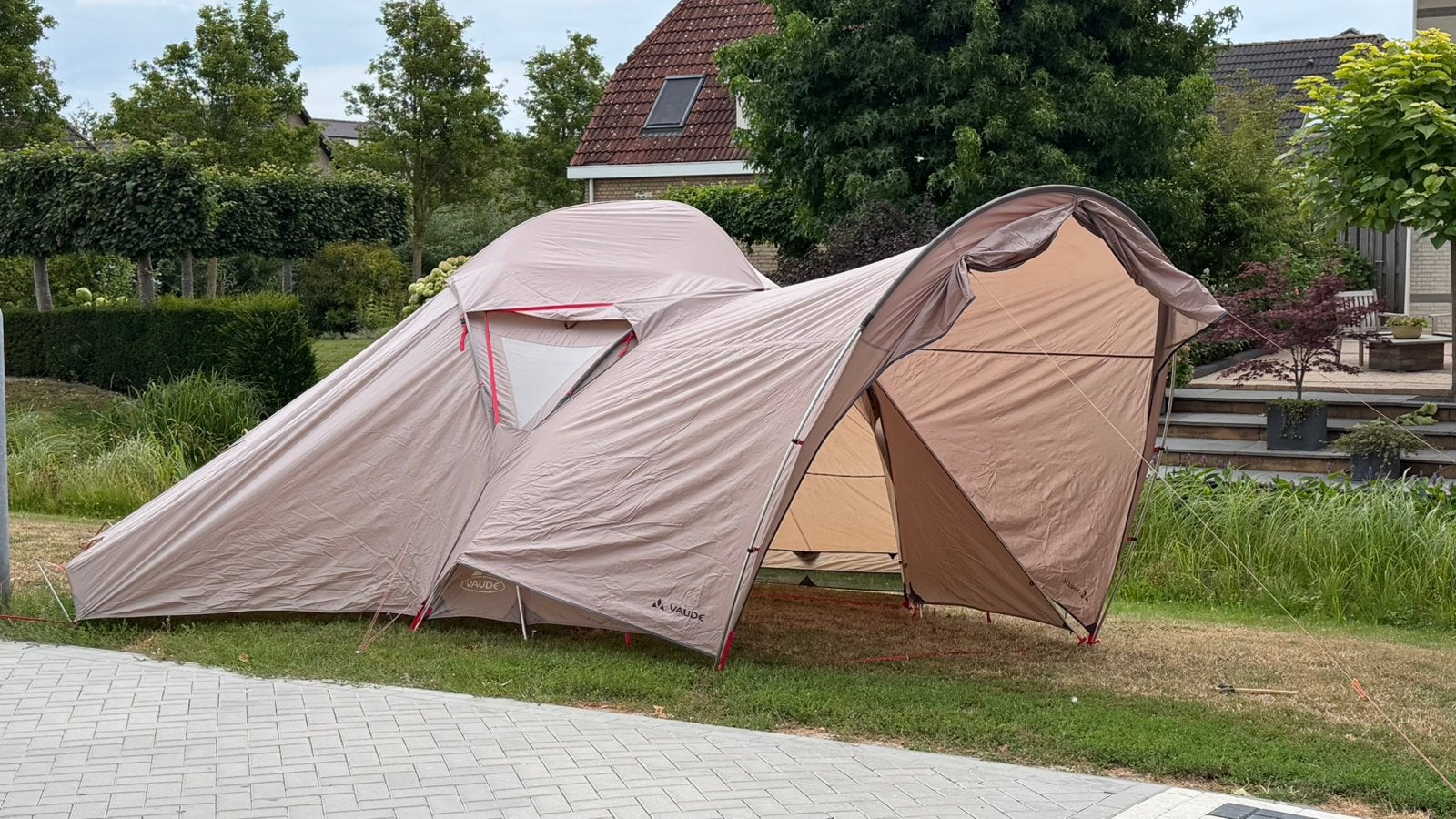 Vaude Badawi tent 4-persoons, Ophalen, Gebruikt, Tot en met 4