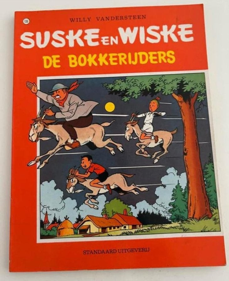 Suske en Wiske 136: De Bokkerijders - Willy Vandersteen, Eén stripboek, Ophalen of Verzenden, Gelezen