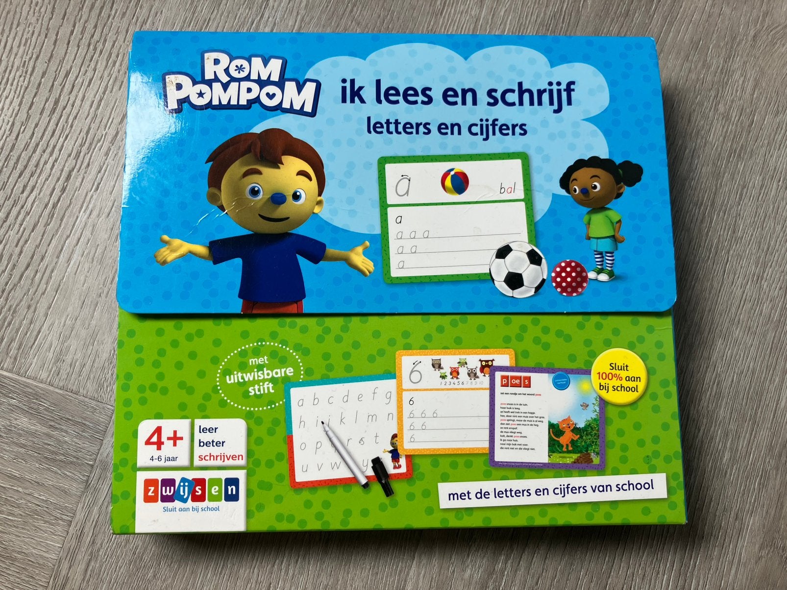 Rom pompom ik lees en schrijf, Kinderen en Baby's, Ophalen, Gebruikt, Taal en Lezen