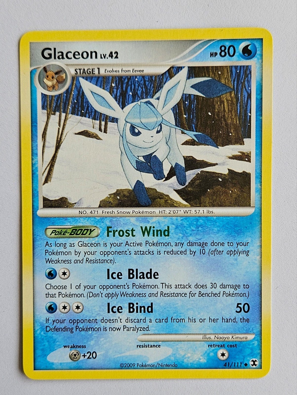 Rising Rivals Glaceon #41, Ophalen of Verzenden
