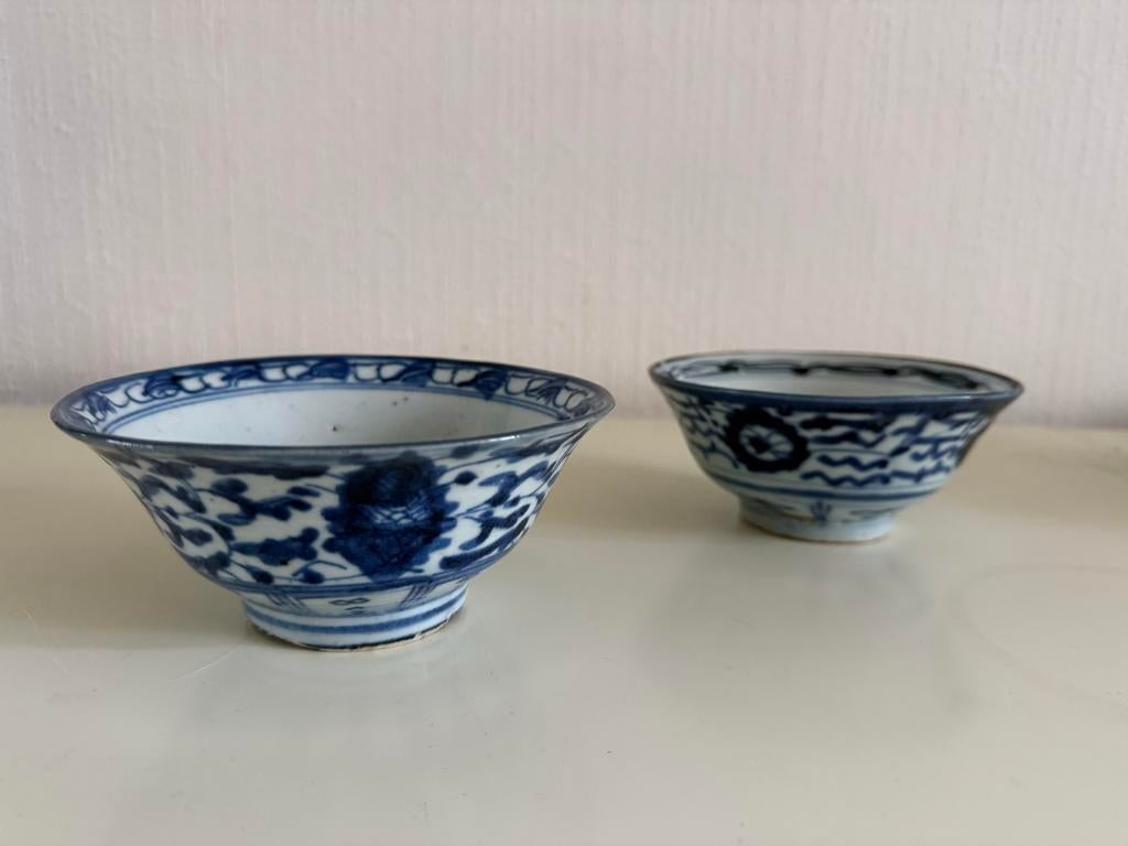 Set van 2 Japanse rijstkommen sometsuke, Ophalen of Verzenden