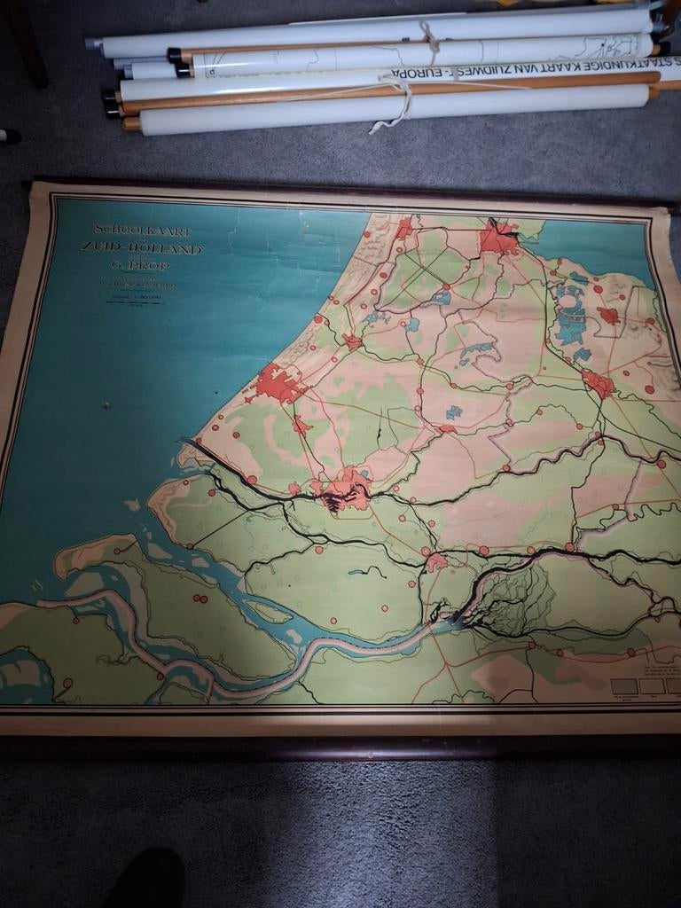 Schoolplaat zuidholland, Ophalen of Verzenden, Natuur en Biologie