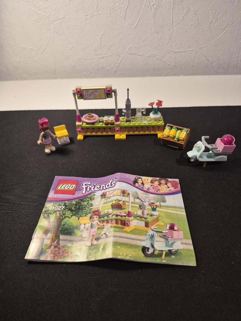 Lego Friends 41027 Mia's Lemonade Stand, Gebruikt, Lego, Friends, Ophalen of Verzenden