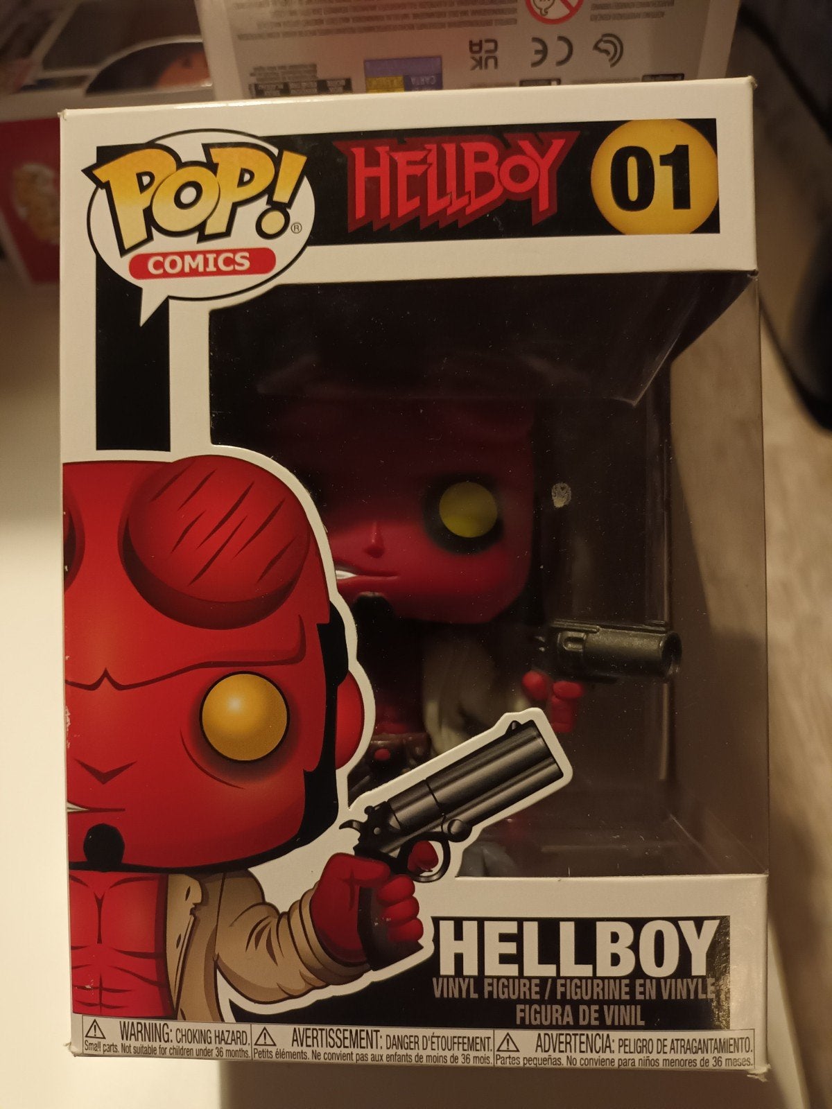 Funko Pop! Hellboy 01 Comics Vinyl Figuur, Ophalen of Verzenden, Nieuw