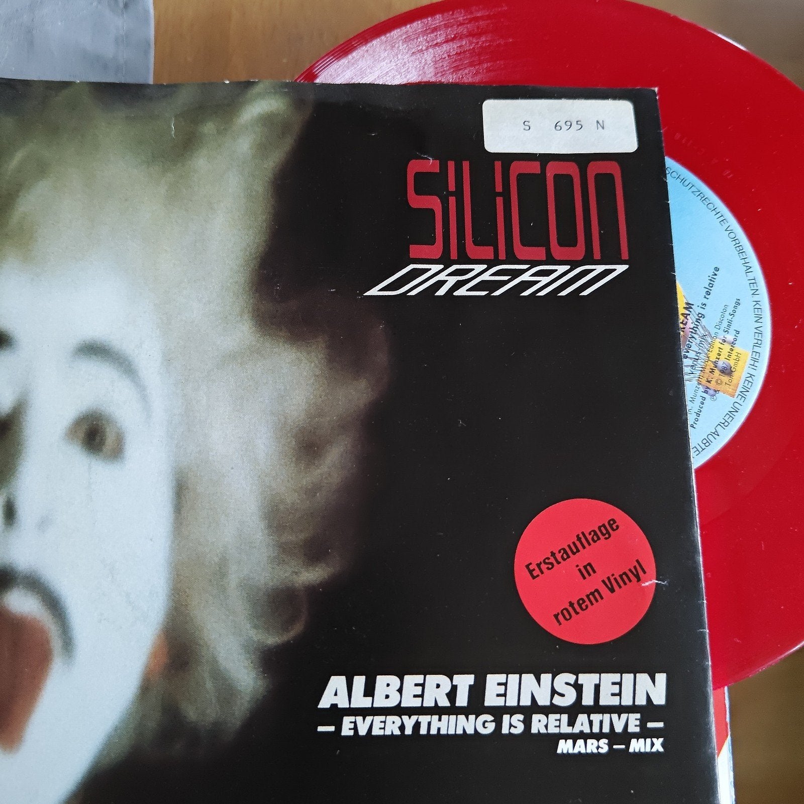 Silicon Dream - Albert Einstein (Rood Vinyl), Originele persing, Ophalen of Verzenden, Gebruikt