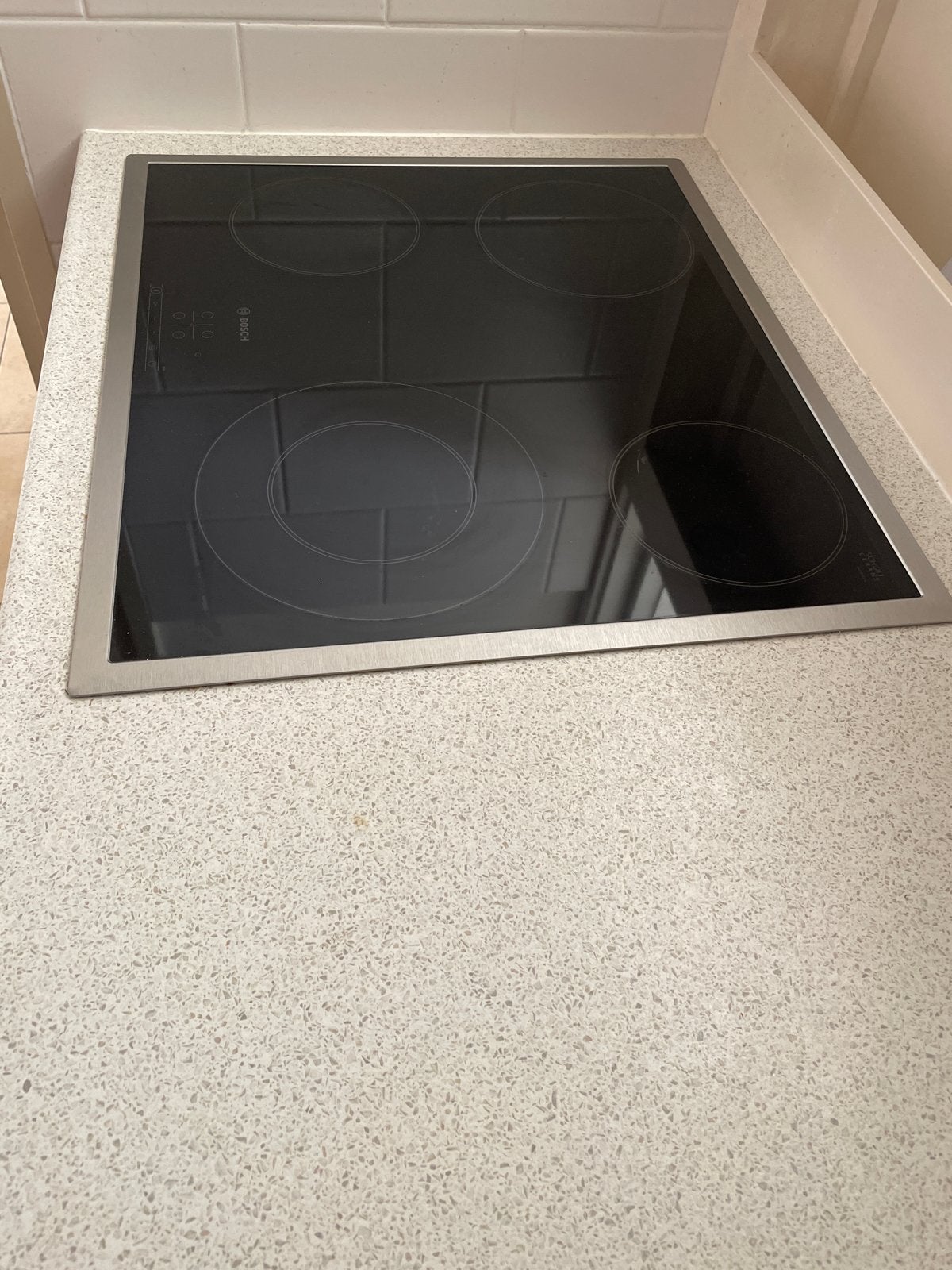Bosch Inductie Kookplaat - 4 Kookzones, Witgoed en Apparatuur, Kookplaten, Ophalen, 4 kookzones, Zo goed als nieuw, Inbouw