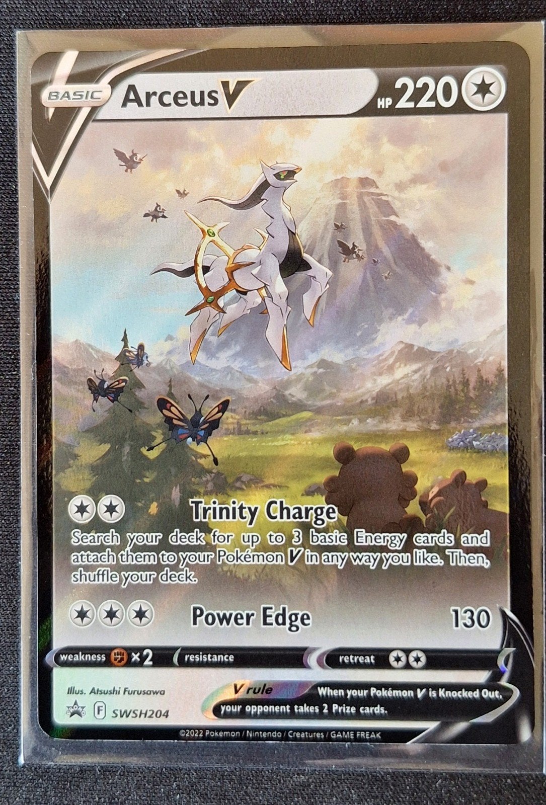 Pokémon Arceus V SWSH204, Ophalen of Verzenden, Zo goed als nieuw