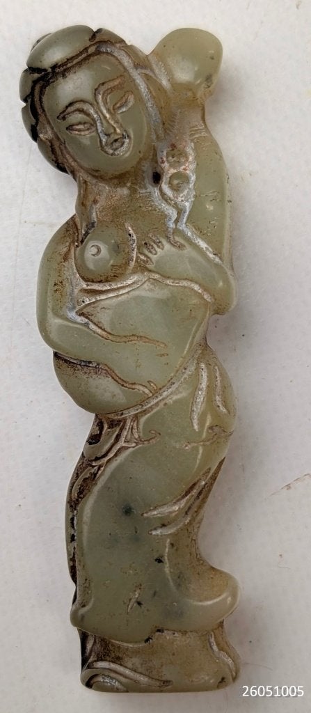 jade beeldje hofdame, Ophalen