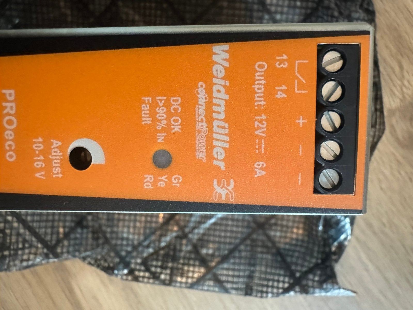 Weidmuller voeding 12V-6A nieuw, Ophalen of Verzenden, Nieuw