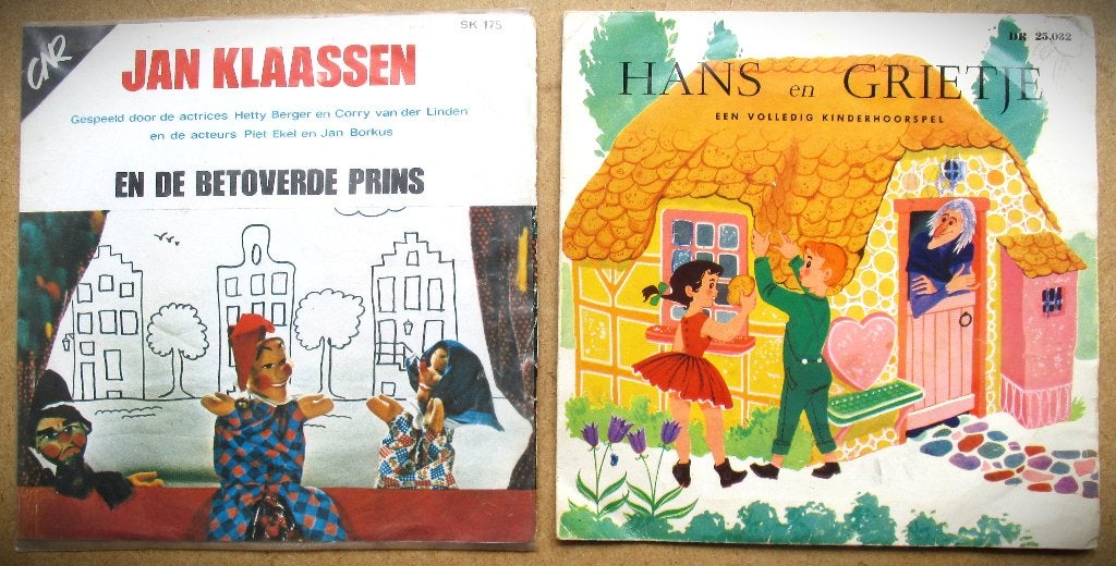 Jan Klaassen~Vinyl jaren 60~Hans en Grietje Hoorspel~Plaatje, Cd's en Dvd's, Vinyl | Kinderen en Jeugd, Gebruikt, 7 inch, 6 tot 9 jaar