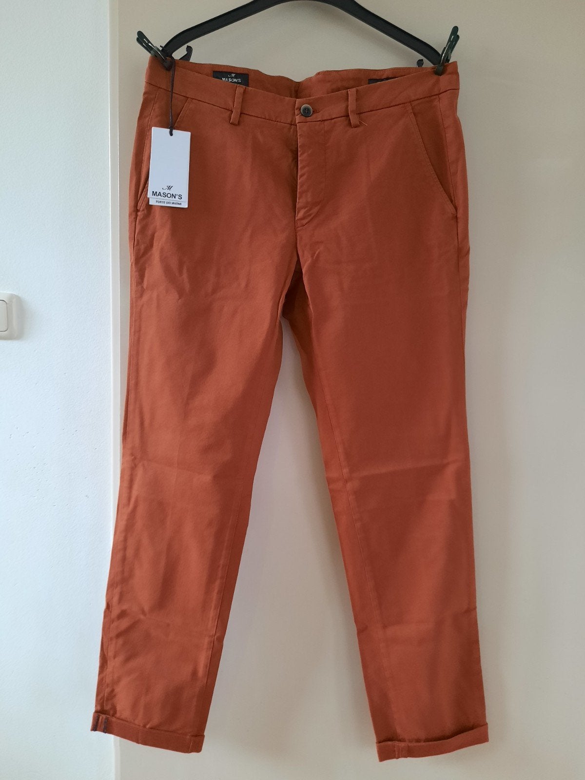 Mason's Torino Style Chino Broek - Nieuw met kaartjes, Kleding | Heren, Maat 52/54 (L), Oranje, Ophalen of Verzenden, Nieuw