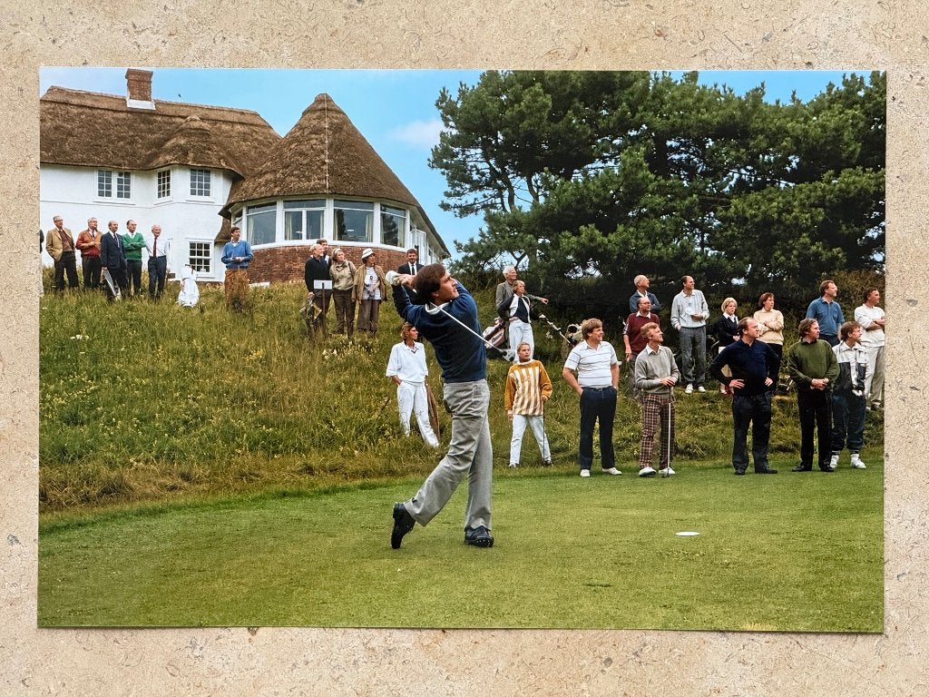 Org Kl foto 20x30cm Severiano Ballesteros KLM Open golf 1987, Verzenden, Nieuw, Overige typen