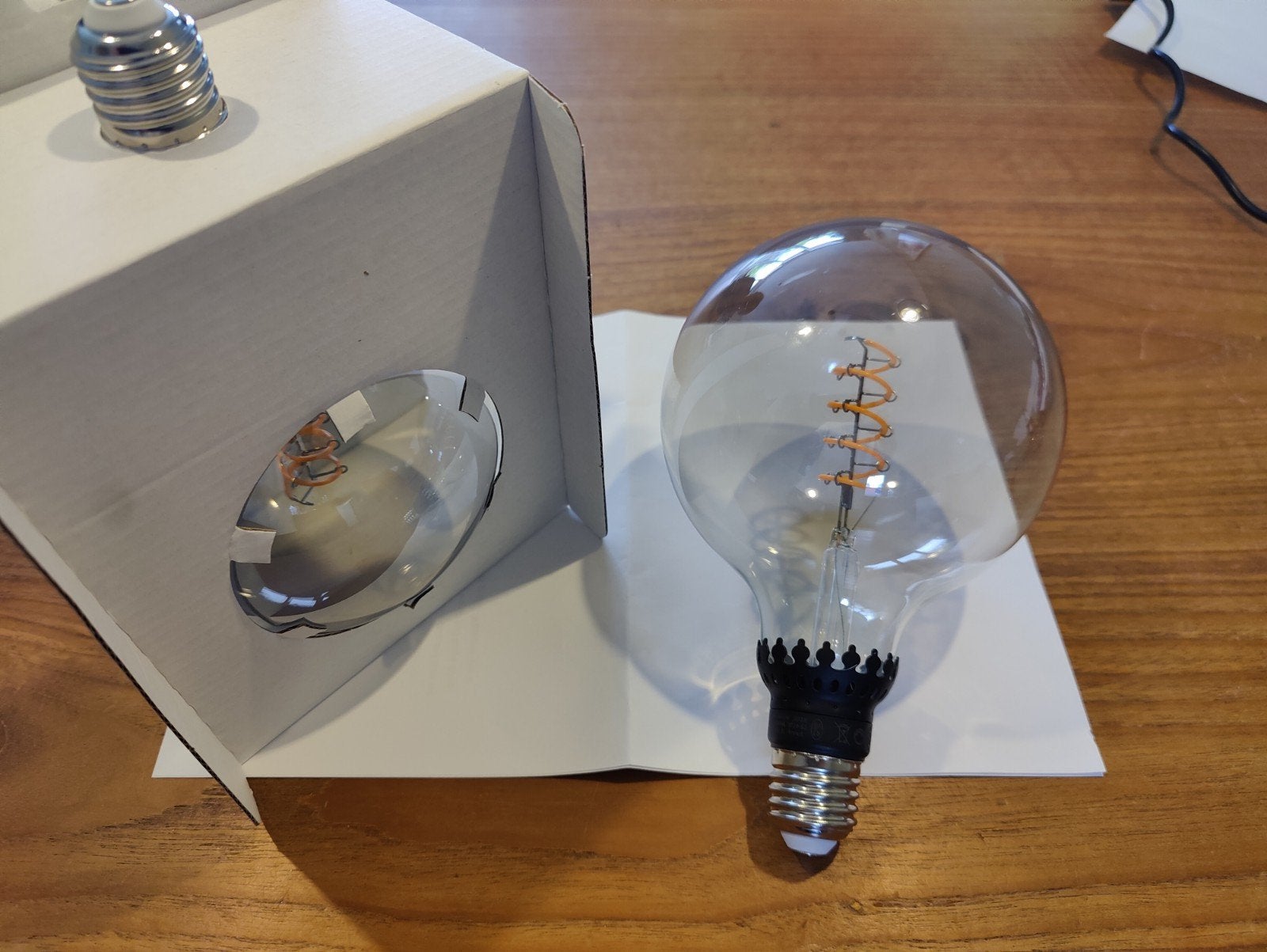 Ikea lamp, ambiance, geel, 220V, Led-lamp, Nieuw, Warm wit, E27 (groot)