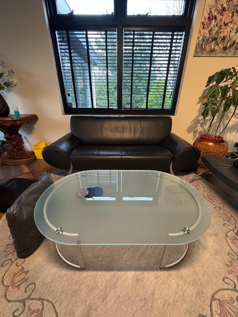 Rolf Benz bankset met salontafel, Huis en Inrichting, Banken | Bankstellen, Ophalen, Gebruikt, Overige materialen, Luxe modern