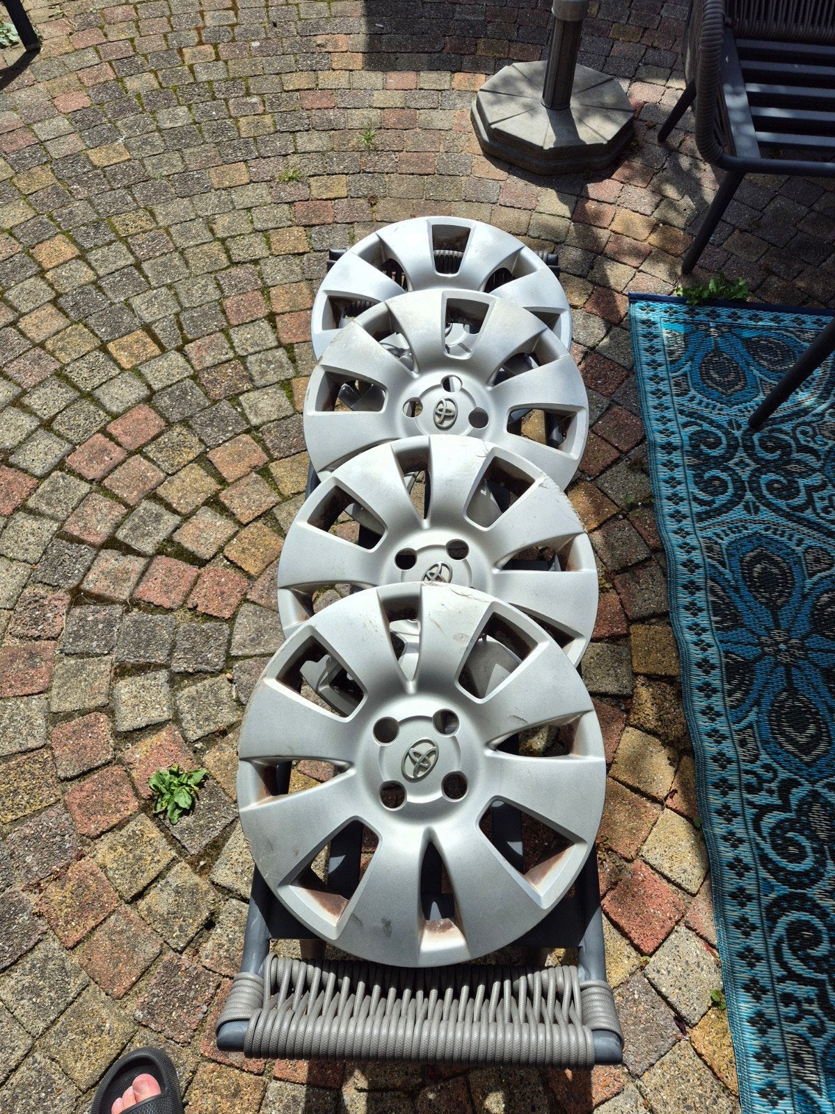 orginele toyota 16 inch wieldoppen, Ophalen, Gebruikt