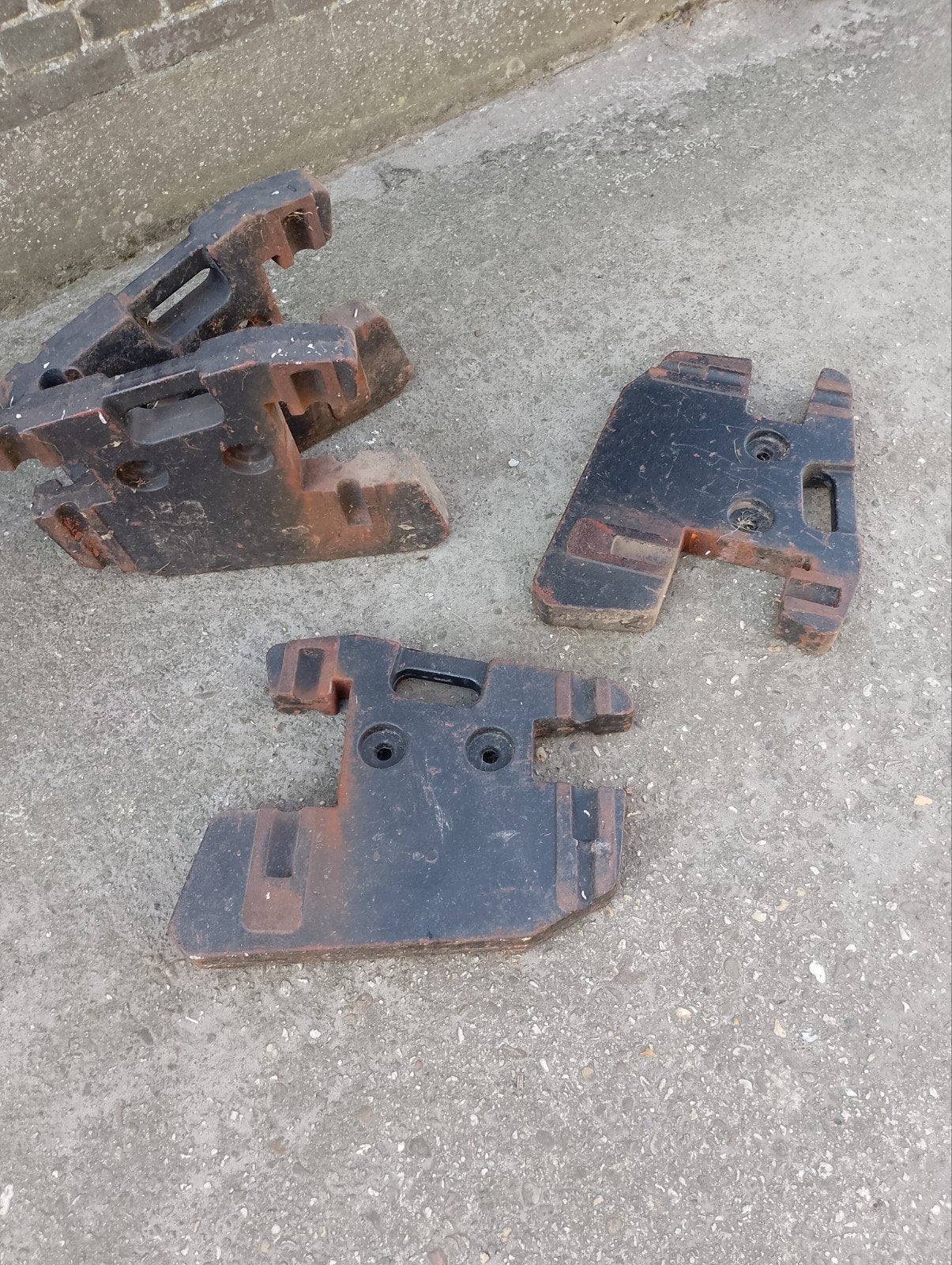 4x Universele  Front gewicht Frontgewichten 40 kg, Ophalen, Zo goed als nieuw, IJzer