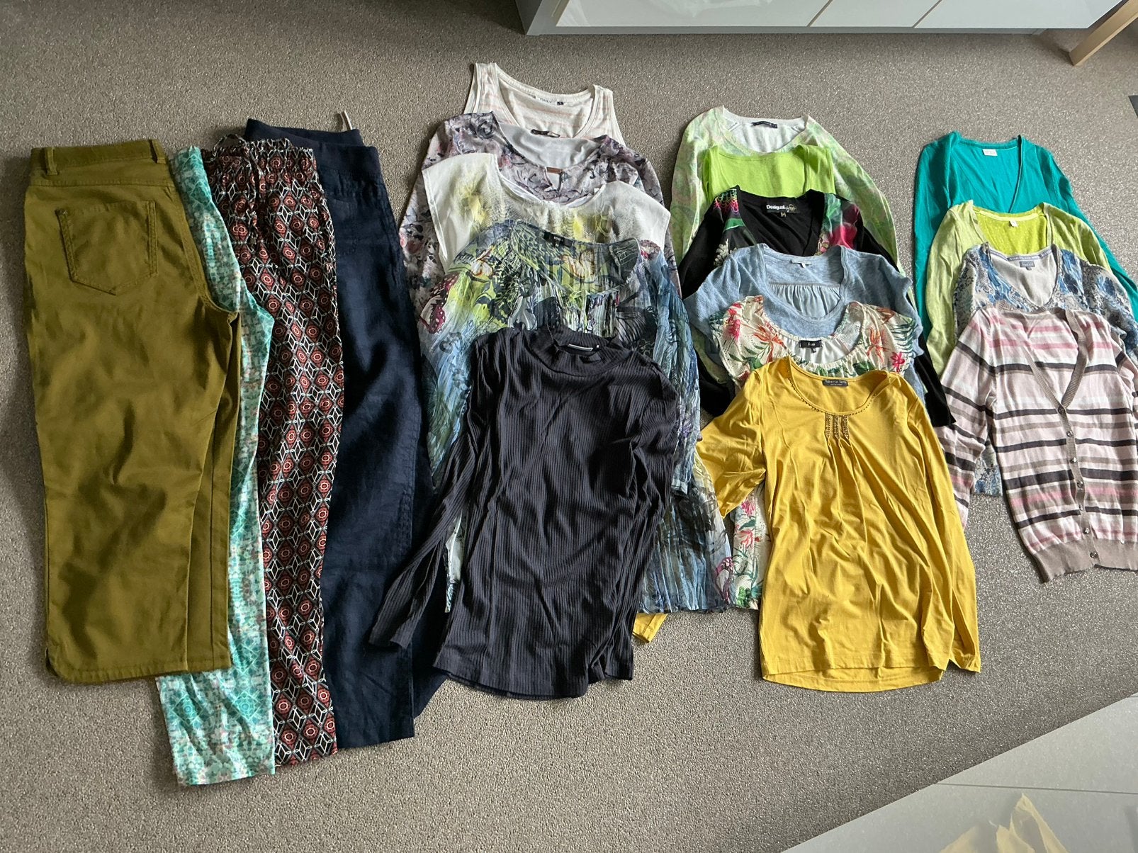 Koopje 19x diverse broek vest trui top Desiguel Only M 38 40, Ophalen of Verzenden, Gedragen, Maat 38/40 (M)