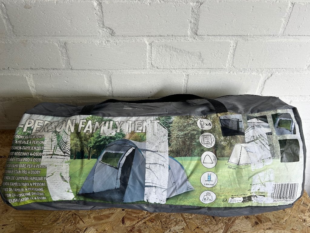 Tent Action 4 personen, Ophalen of Verzenden, Gebruikt, Tot en met 4