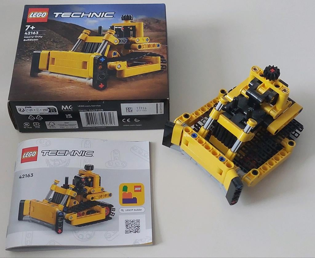 Lego Technic - Heavy-Duty Bulldozer (ref. 42163), Compleet, Lego, Ophalen of Verzenden, Zo goed als nieuw