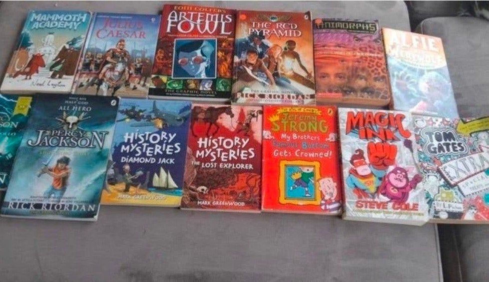12x engelse boeken partij

Percy jackson
History mysteries
J, Ophalen of Verzenden