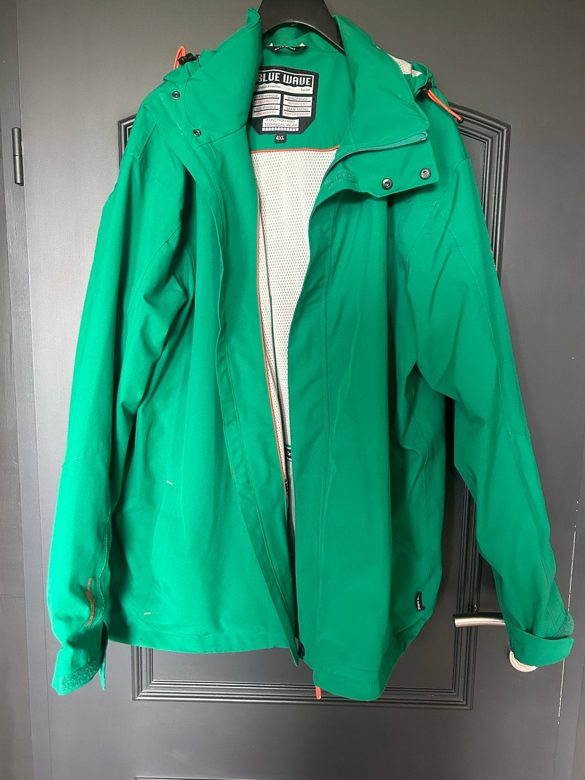 Blue Wave Outdoor Jas - Groen, Maat 4XL, Ophalen of Verzenden, Zo goed als nieuw, Overige maten, Groen