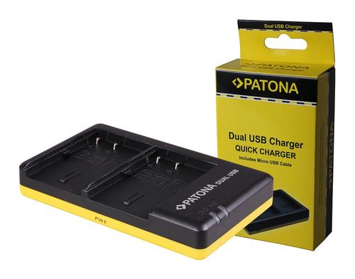 Dual Quick-Charger Canon BP-508 BP-512 incl. Micro-USB cabel, Verzenden, Nieuw