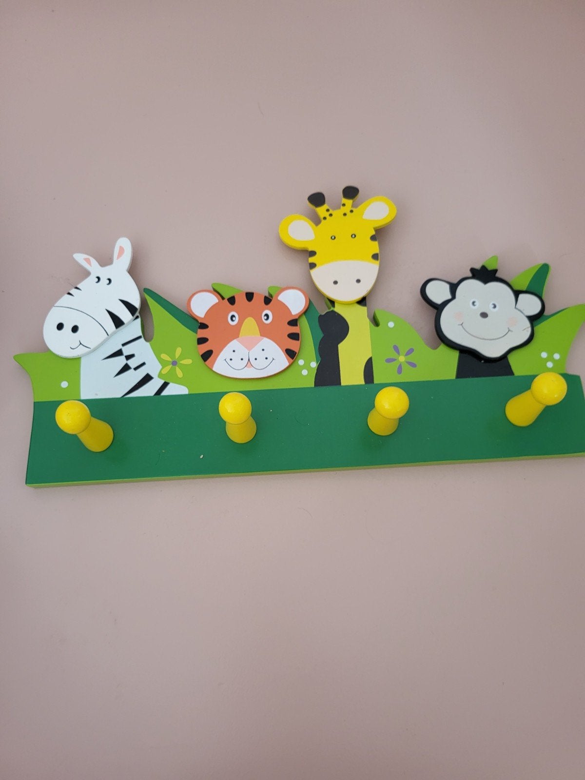 Leuke Kinderkapstok met Dierenprint - Zebra, Tijger, Giraffe, Gebruikt, Ophalen of Verzenden, Minder dan 100 cm, Kinderkapstok