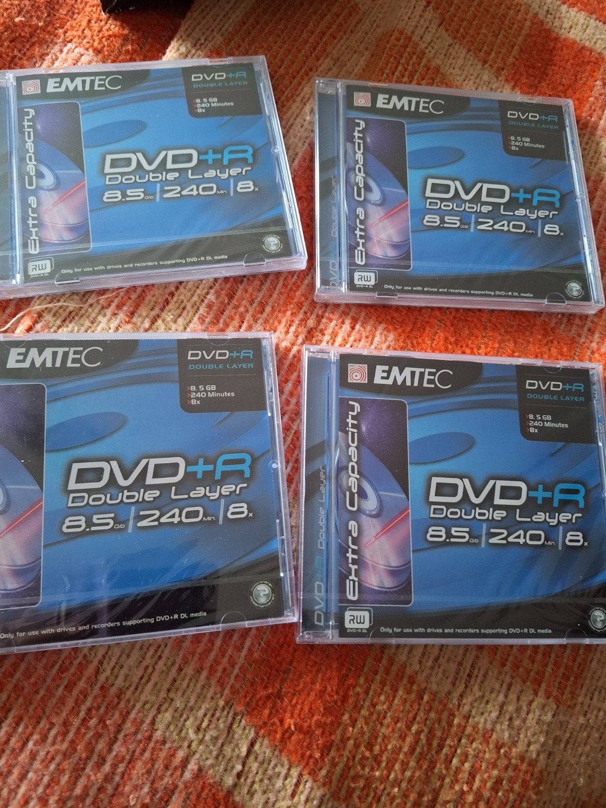 4 nieuwe herschrijfbare dvd, Ophalen of Verzenden, Nieuw, Dvd, Herschrijfbaar