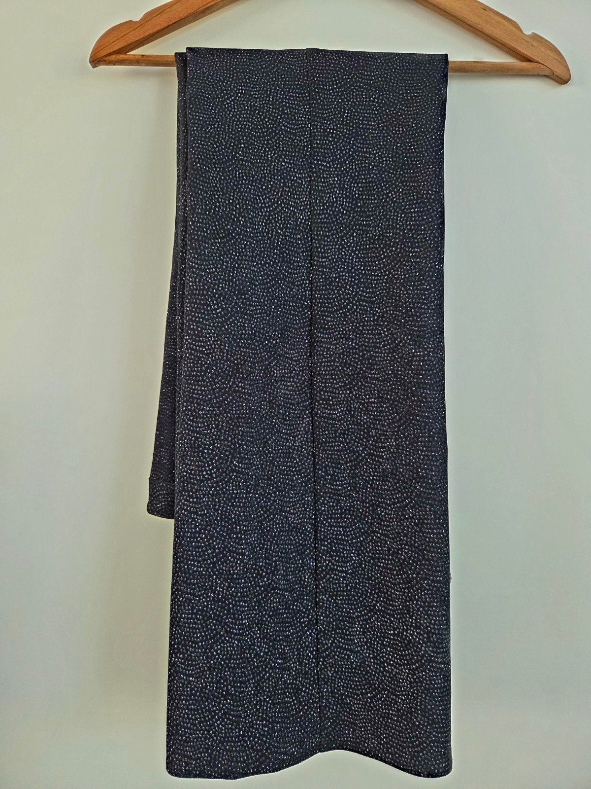 Donkerblauwe broek met zilveren glitterdraad  maat 40, Maat 38/40 (M), Blauw, Ophalen of Verzenden, Zo goed als nieuw