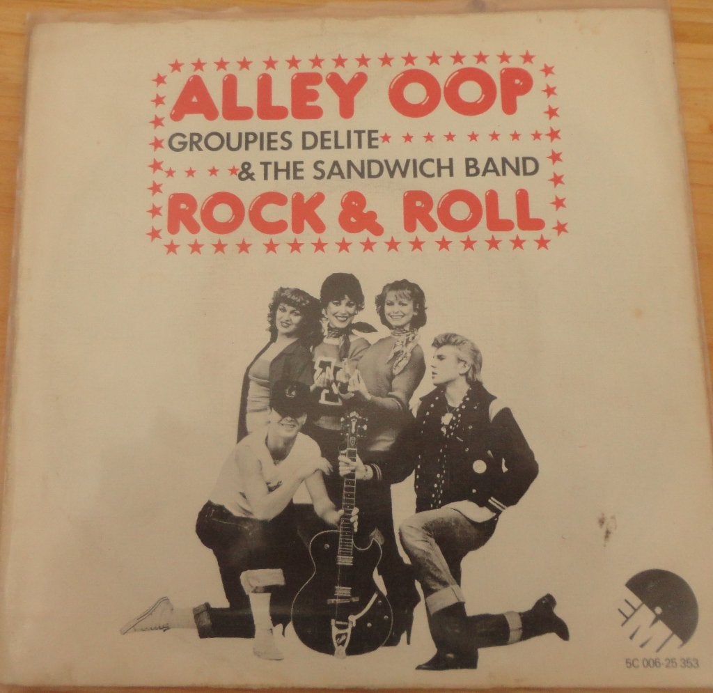Groupies Delite & Sandwich Band > Alley oop, Ophalen of Verzenden, Gebruikt, 7 inch, Pop