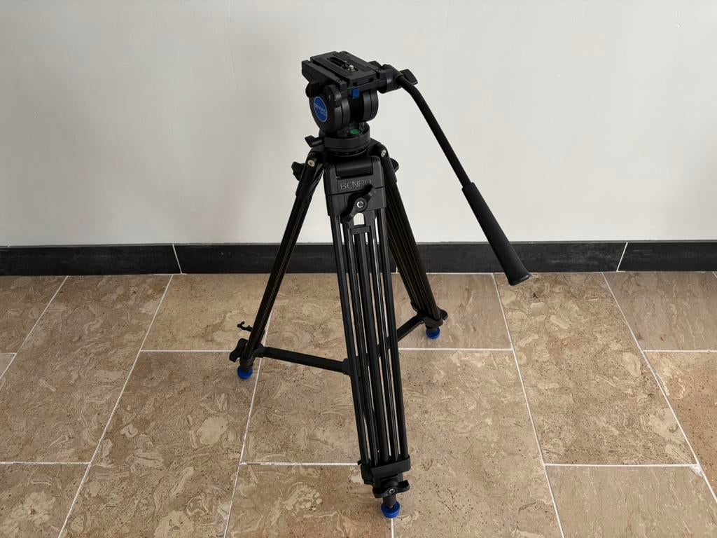 Benro KH25N Videostatief | Film Statief, Ophalen of Verzenden, Zo goed als nieuw, 150 tot 175 cm, Driepoot