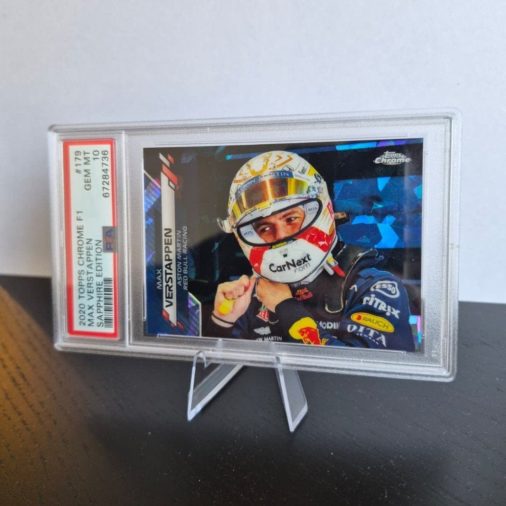 2020 TOPPS CHROME F1 MAX VERSTAPPEN SAPPHIRE PSA 10, Ophalen of Verzenden, Nieuw, Formule 1