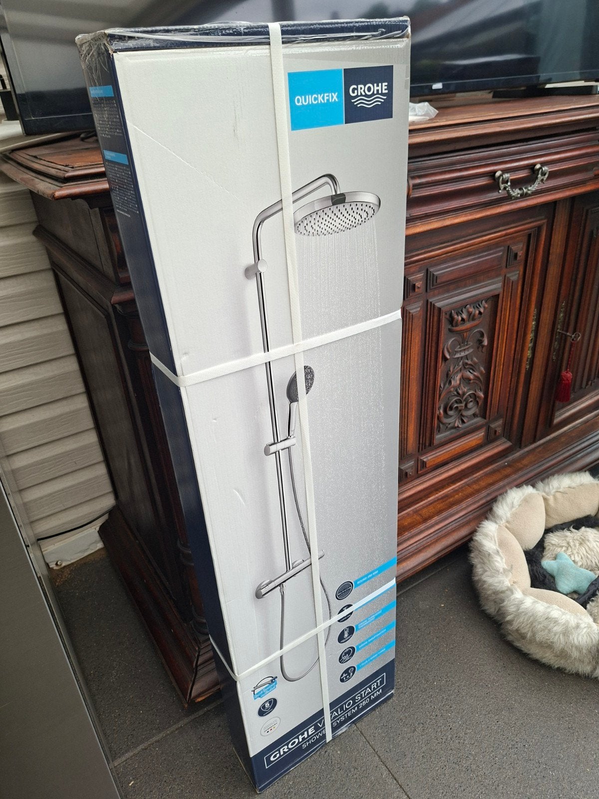 Regen douce grohe met thermostaat kraan van 499 voor 350 eur, Ophalen of Verzenden