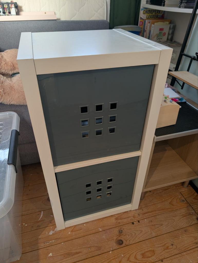 Ikea kallax met bakken, Ophalen, Gebruikt