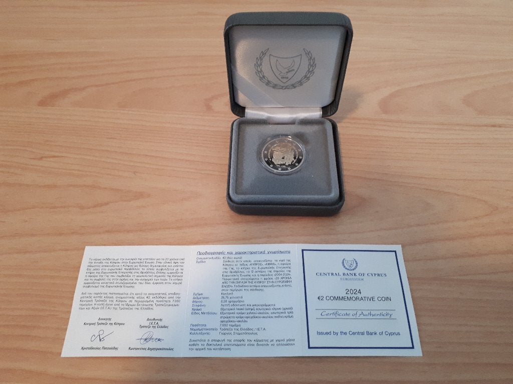 2 Euro Cyprus 2024 - Proof, Postzegels en Munten, Munten | Europa | Euromunten, Ophalen of Verzenden, Cyprus, 2 euro, Losse munt