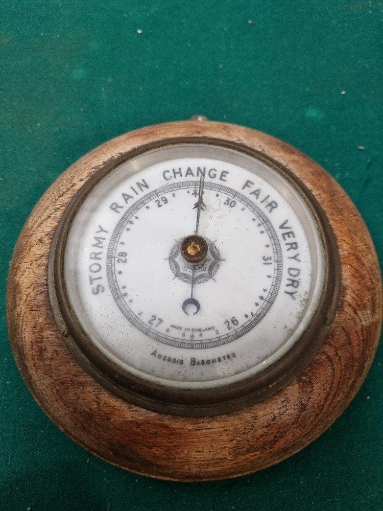 barometer antiek hout, Ophalen of Verzenden, 'T Olde Gre-j, Info@toldegrej.nl, Endepoelstraat 20f Didam