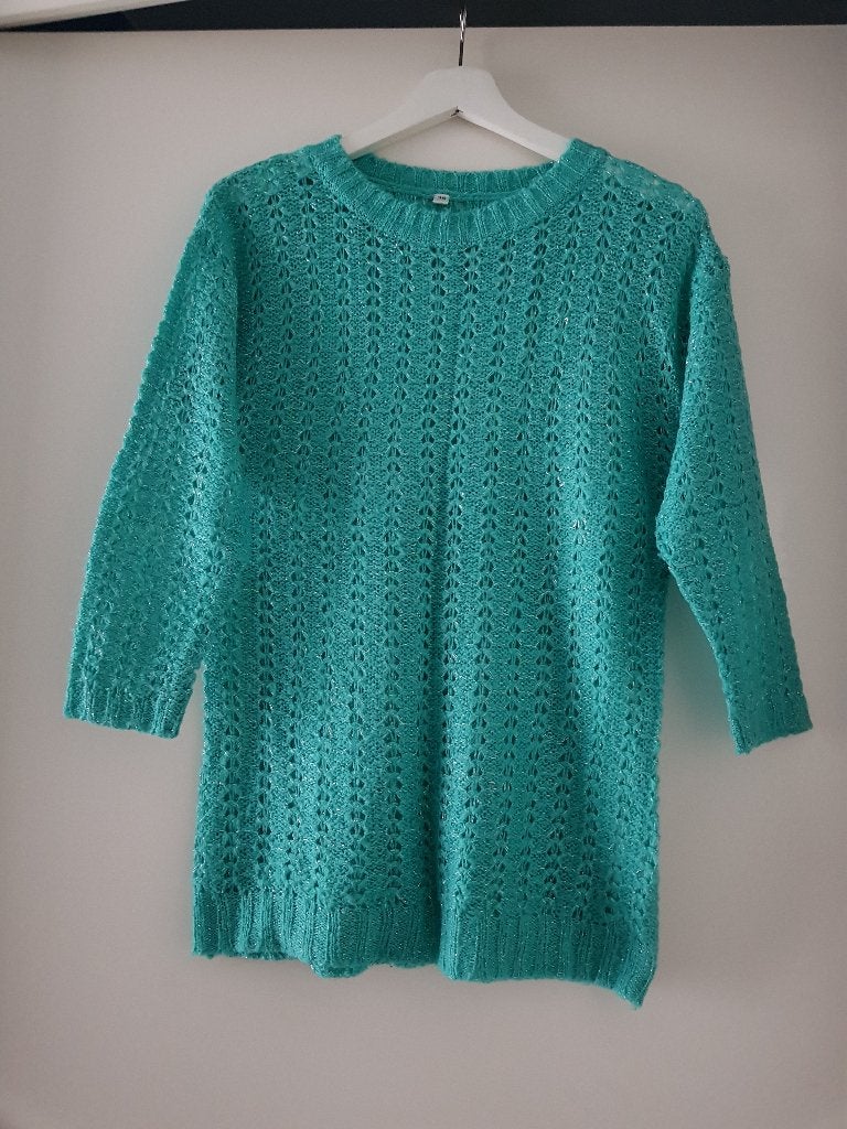 Leuke opengewerkte trui dames -- maat 36 / S -- Zeeman, Zeeman, Ophalen of Verzenden, Zo goed als nieuw, Maat 36 (S)