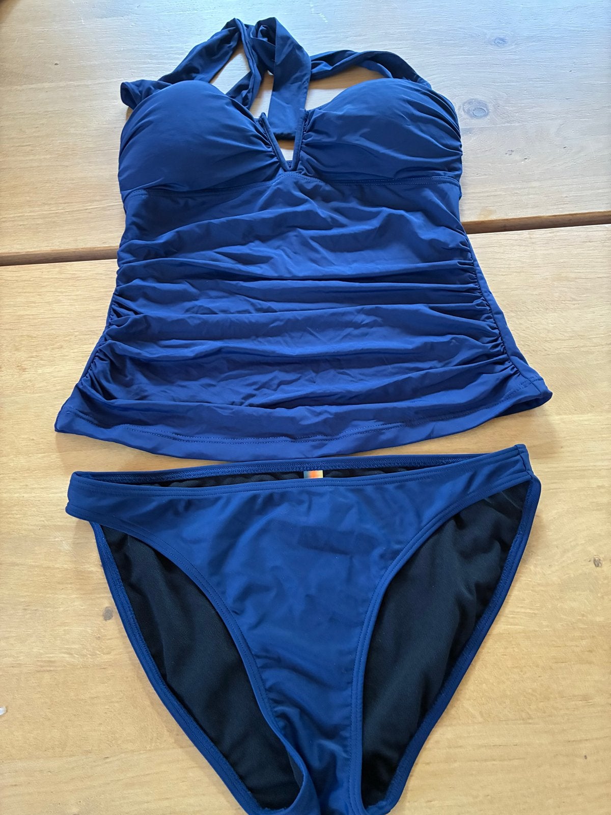 Beachwave Tankini 40 navy gevoerd (zonder beugel), Ophalen of Verzenden, Nieuw, Blauw, Overige typen