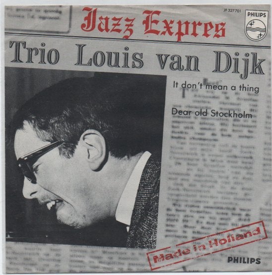 Trio Louis Van Dijk- It don't mean a Thing Jazz Expres, Cd's en Dvd's, Vinyl Singles, 7 inch, Ophalen of Verzenden, Zo goed als nieuw