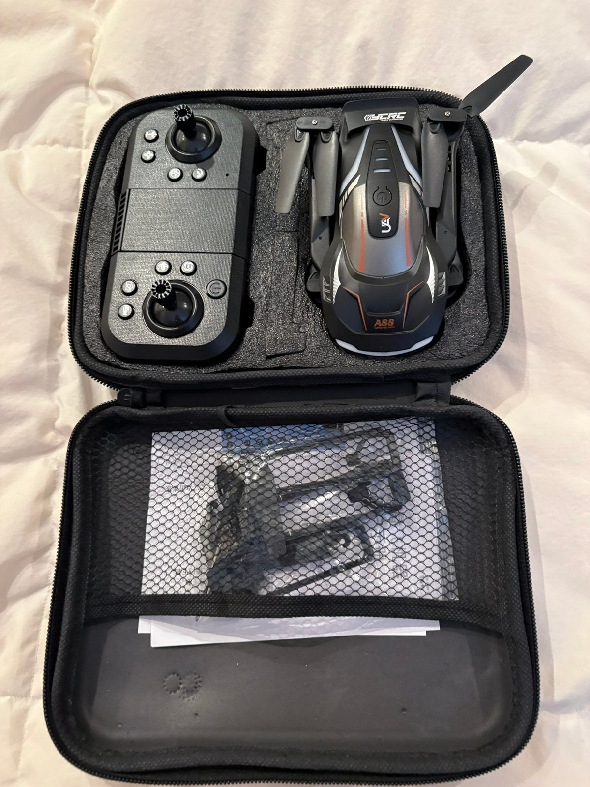 Complete YCRC A88 Mini-Drone met HD-Camera (Incl Koffer), 100 tot 1000 meter, Overige merken, Nieuw, Ophalen of Verzenden