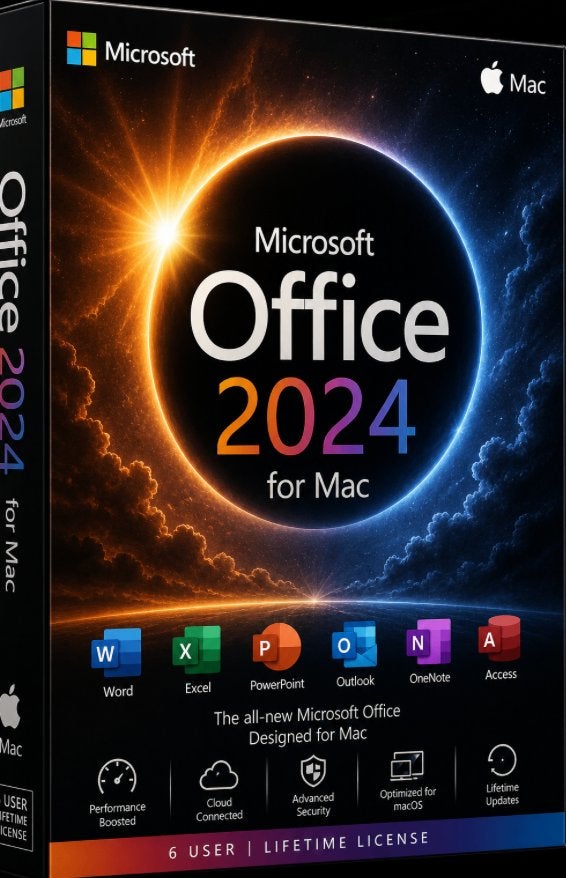 Microsoft Office 2024 voor Mac – Digitale levering, Computers en Software, Ophalen, Nieuw, MacOS