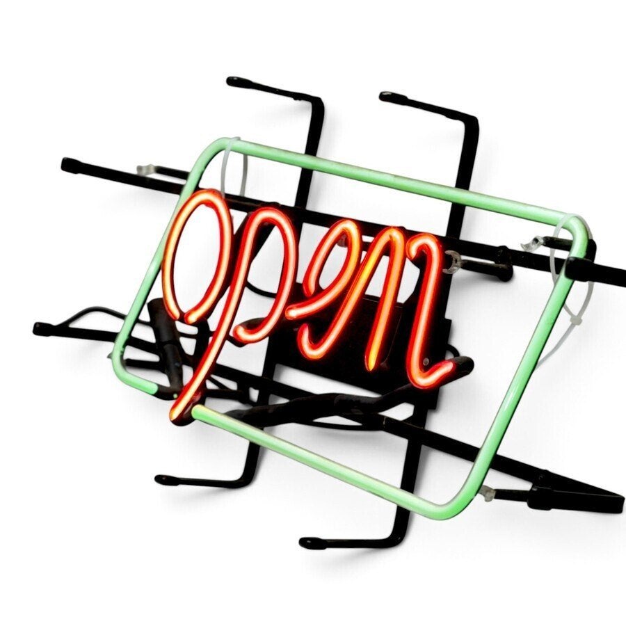 Neon-verlichtingsbord 'Open', Ophalen of Verzenden
