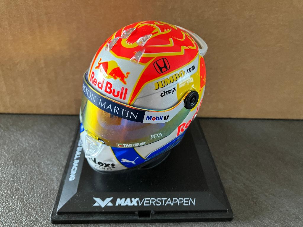 ✅ Max Verstappen 1:4 helm 2020 Styrian GP Red Bull RB16, Verzamelen, Automerken, Motoren en Formule 1, Nieuw, Formule 1, Ophalen of Verzenden