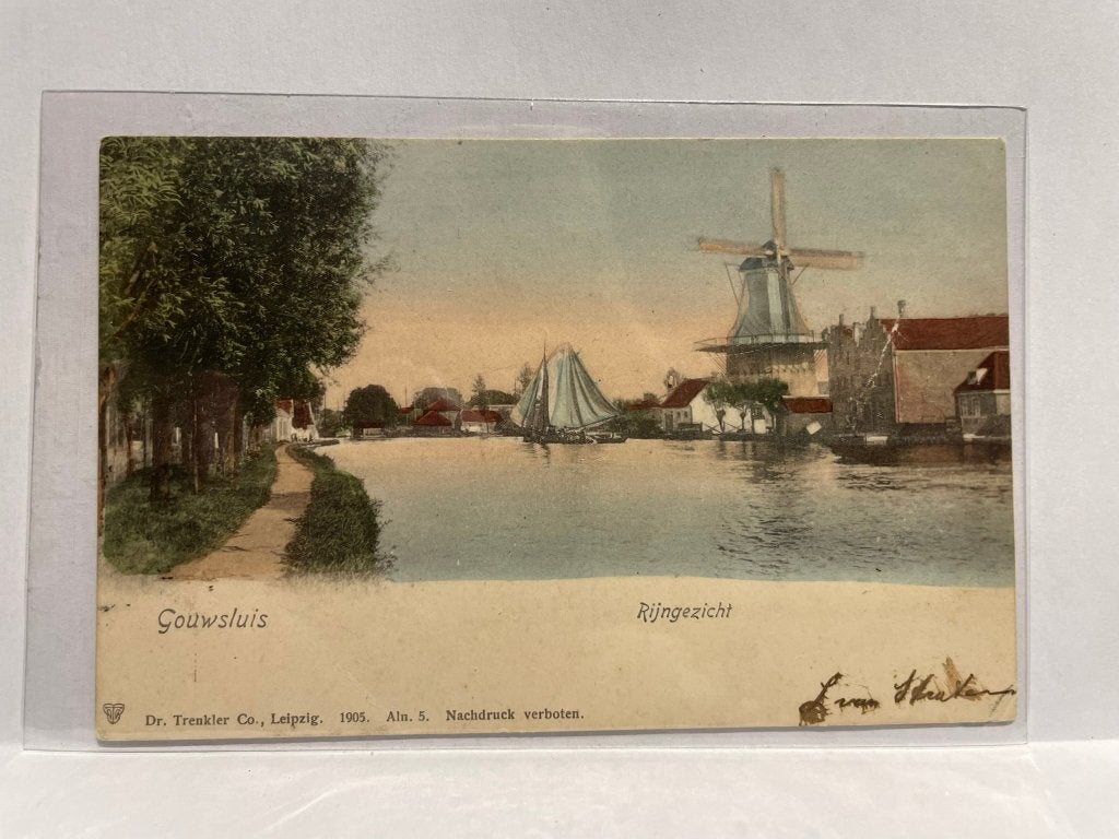 Alphen a.d. Rijn - Gouwsluis - Rijngezicht, Verzenden, Voor 1920, Gelopen, Zuid-Holland