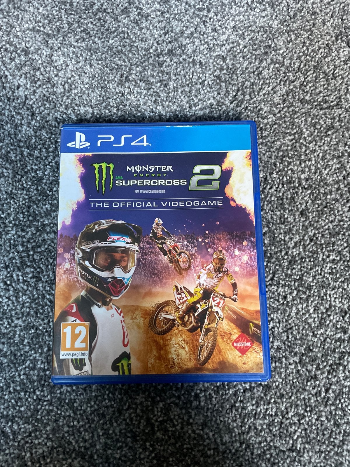 Monster Energy Supercross 2 PS4 - Officiële Videogame, Ophalen, 1 speler, Racen en Vliegen, Eén computer