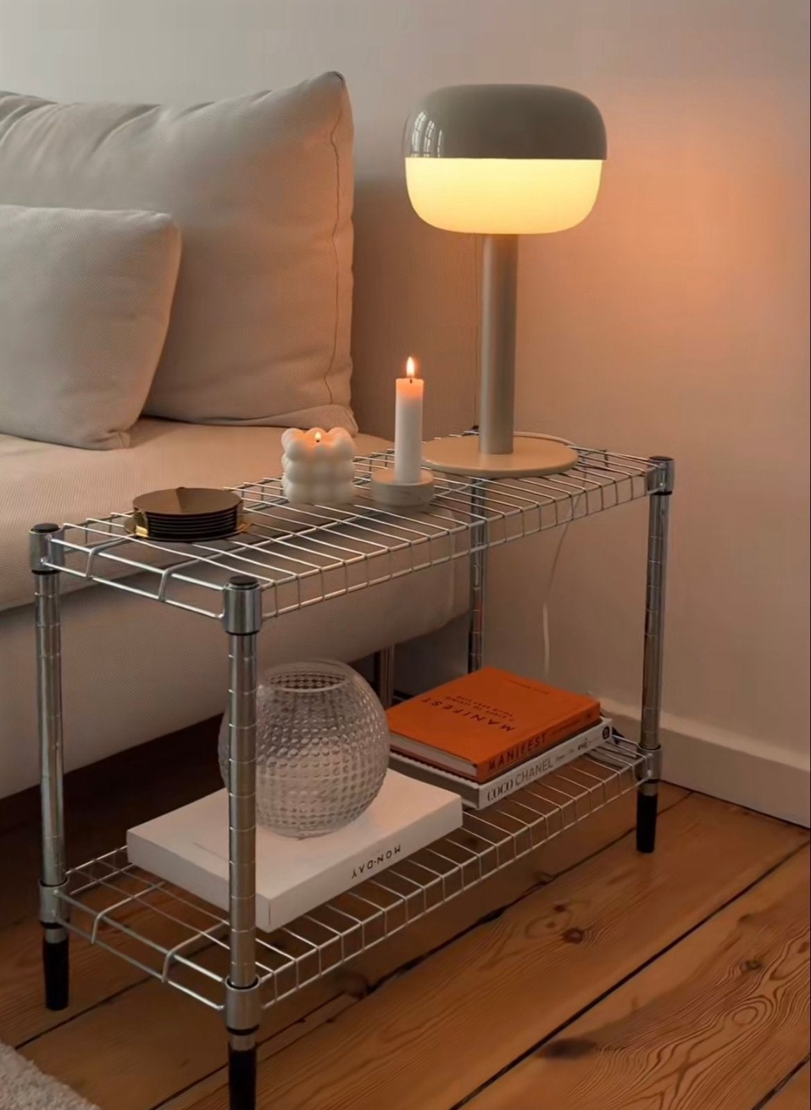 IKEA OMAR Stellingkast - Chroom, 60x25x40 cm, Huis en Inrichting, Kasten | Stellingkasten, Ophalen, Zo goed als nieuw