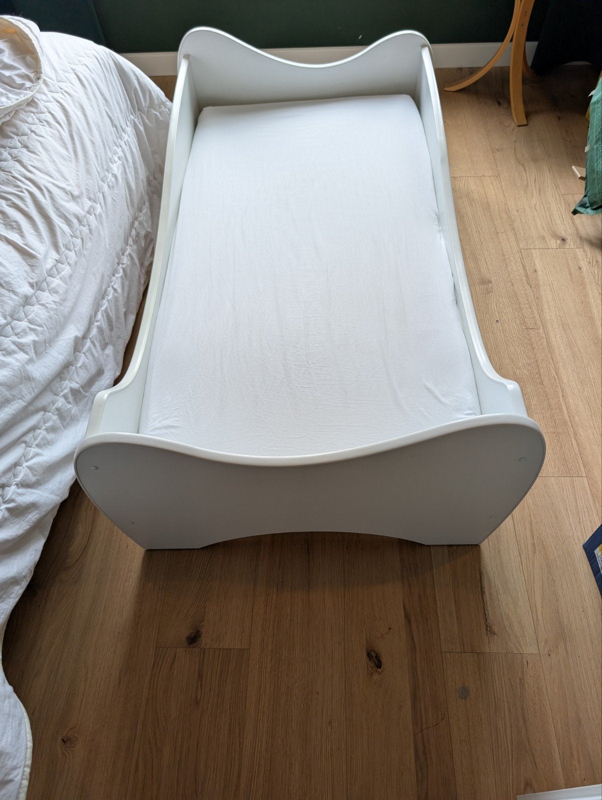 Peuterbed met lattenbodem (excl. matras) 70x140cm, Kinderen en Baby's, Ophalen, Gebruikt, 140 tot 160 cm, 70 tot 85 cm