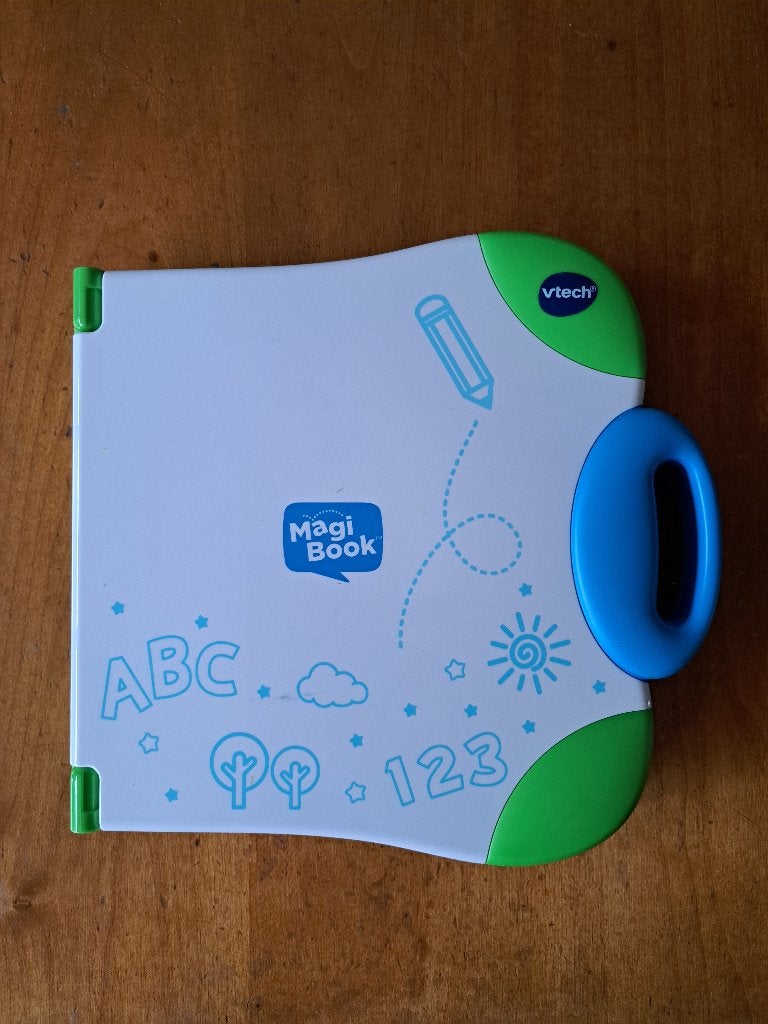 Magi Book V-tech met 1 boekje, Ophalen of Verzenden, Zo goed als nieuw