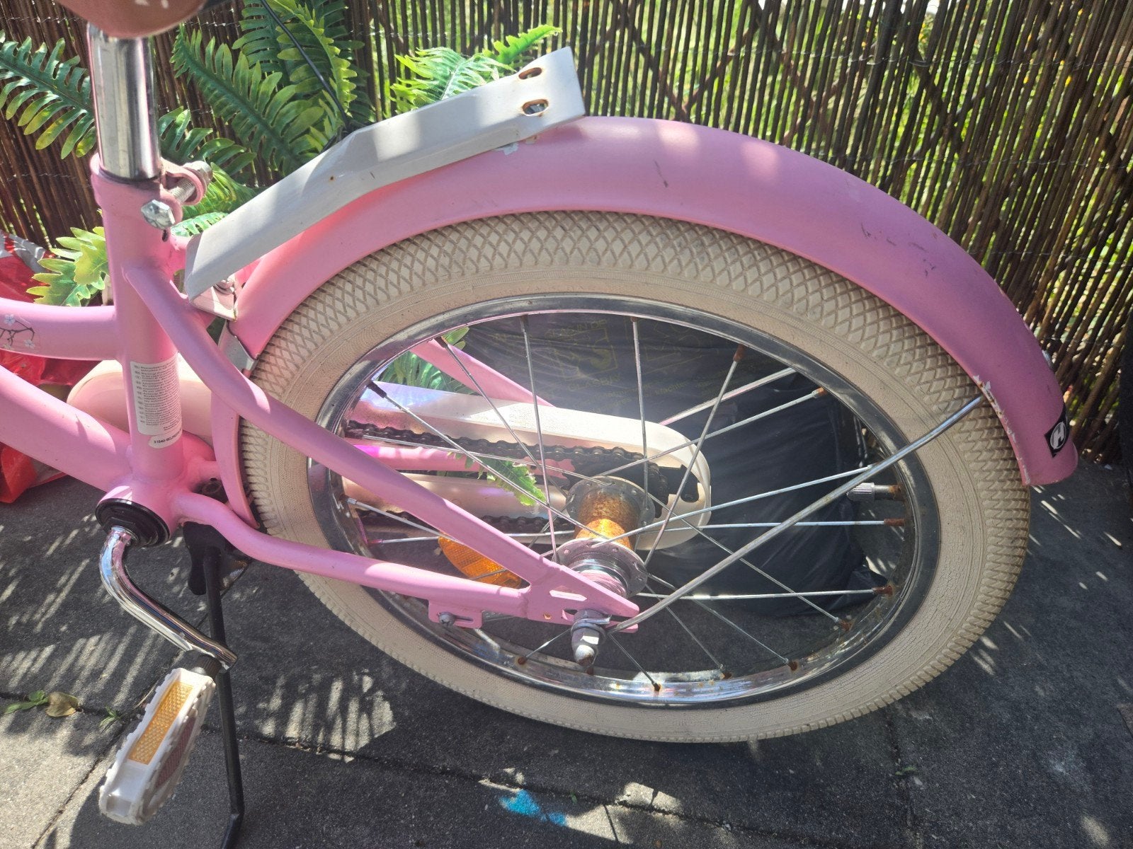 Volare fiets 18 inch  Roze gebruikt maar in goeie staat, Ophalen, Gebruikt